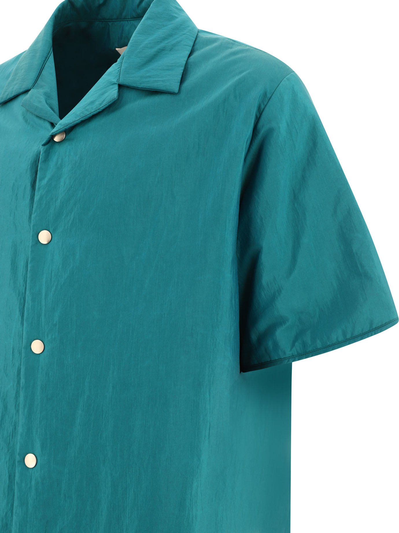 JIL SANDER Green Nylon overshirt